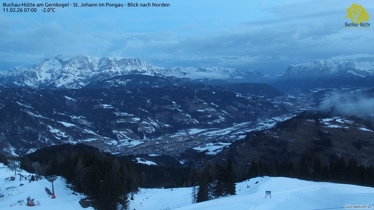 Archiv Foto Webcam Buchau-Hütte am Gernkogel - St. Johann