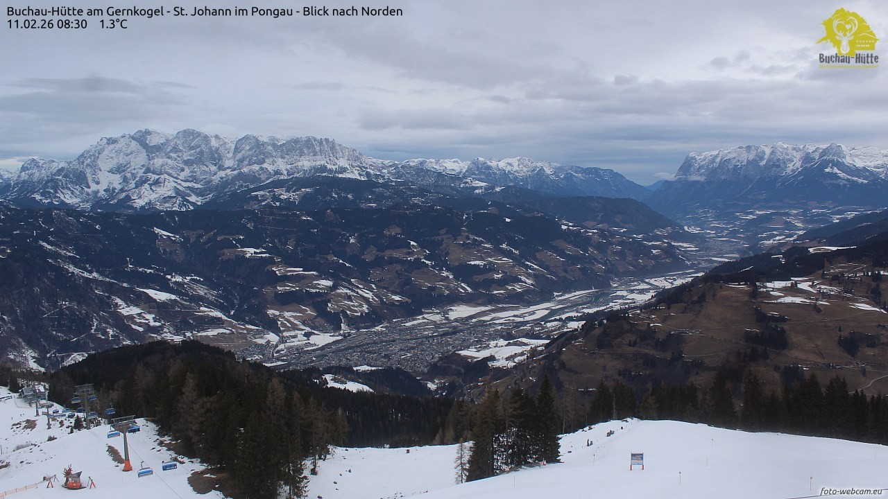 Archiv Foto Webcam Buchau-Hütte am Gernkogel - St. Johann
