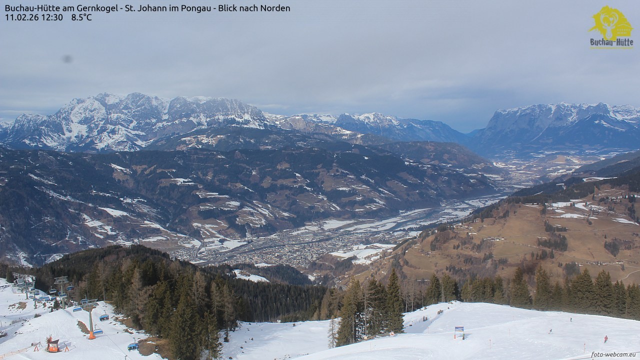 Archiv Foto Webcam Buchau-Hütte am Gernkogel - St. Johann