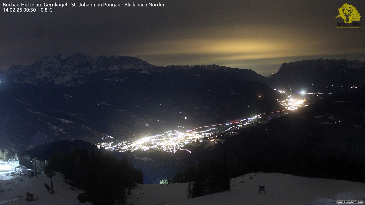 Archiv Foto Webcam Buchau-Hütte am Gernkogel - St. Johann