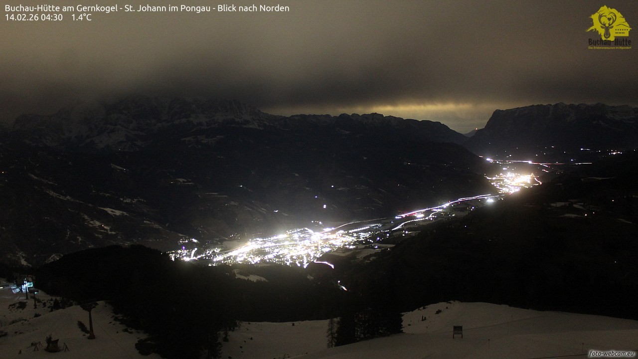 Archiv Foto Webcam Buchau-Hütte am Gernkogel - St. Johann