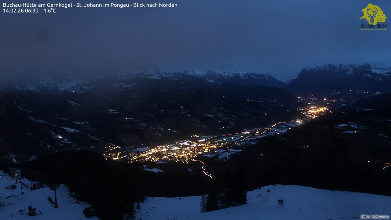 Archiv Foto Webcam Buchau-Hütte am Gernkogel - St. Johann