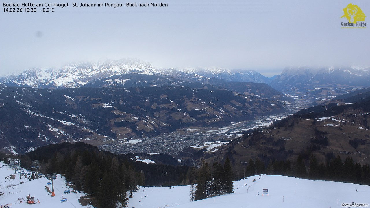 Archiv Foto Webcam Buchau-Hütte am Gernkogel - St. Johann
