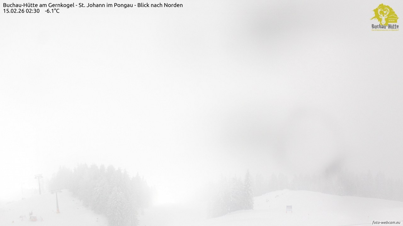 Archiv Foto Webcam Buchau-Hütte am Gernkogel - St. Johann