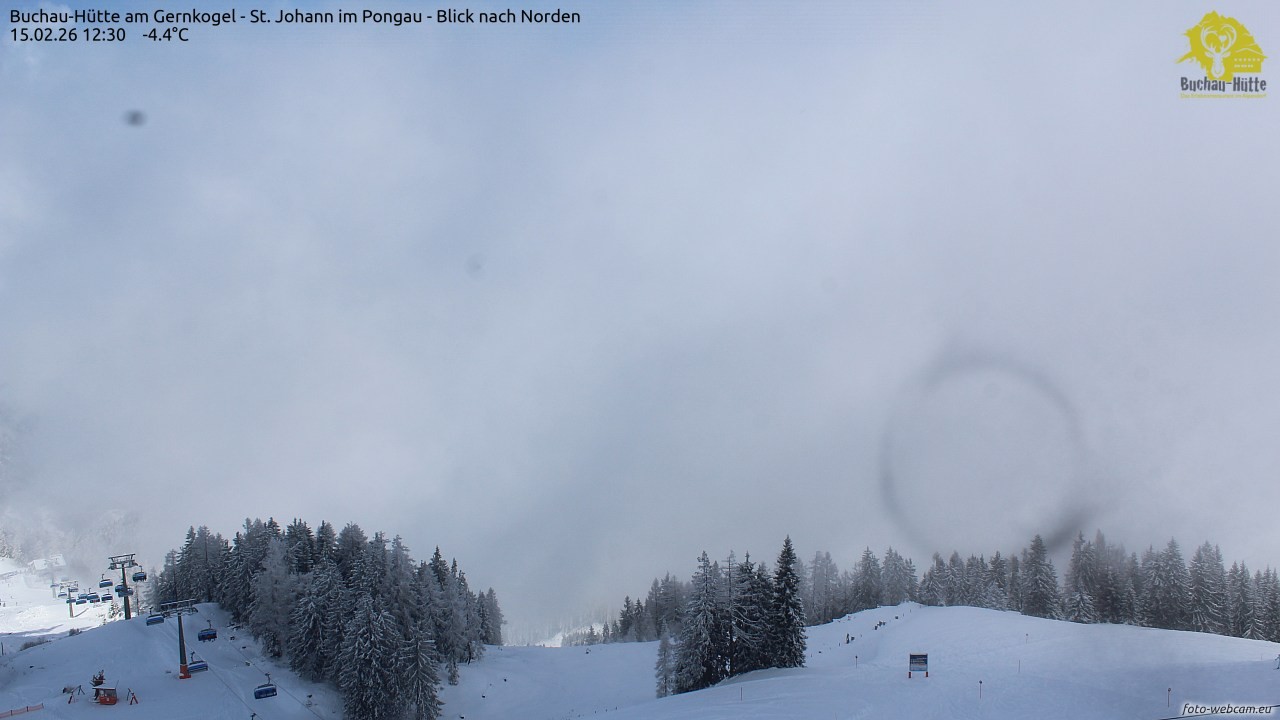Archiv Foto Webcam Buchau-Hütte am Gernkogel - St. Johann