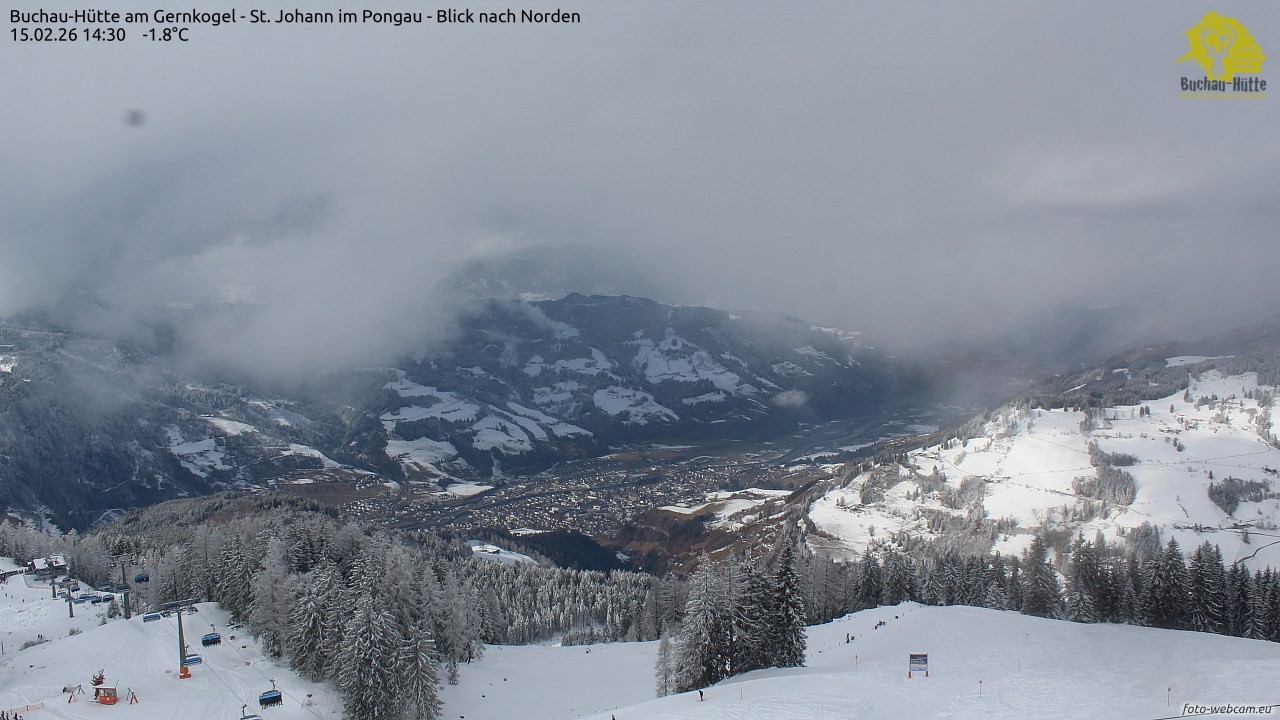 Archiv Foto Webcam Buchau-Hütte am Gernkogel - St. Johann
