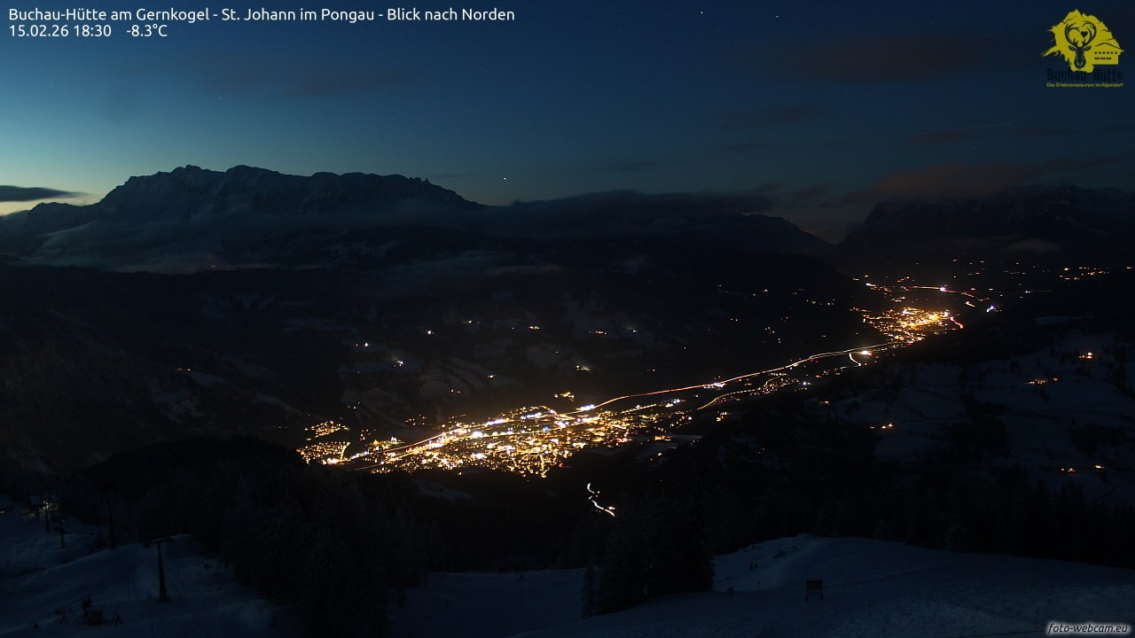 Archiv Foto Webcam Buchau-Hütte am Gernkogel - St. Johann