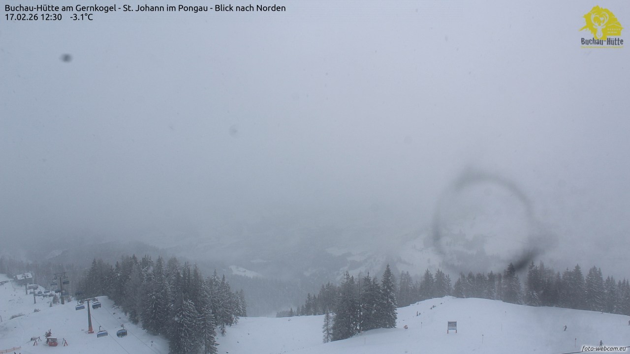 Archived image Webcam Gernkogel - View to the North