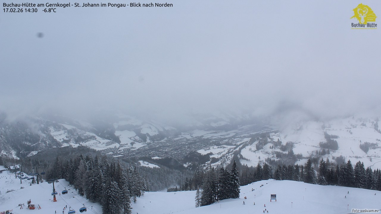 Archiv Foto Webcam Buchau-Hütte am Gernkogel - St. Johann