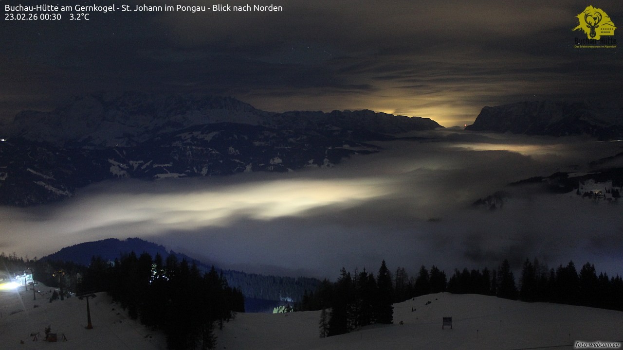Archiv Foto Webcam Buchau-Hütte am Gernkogel - St. Johann