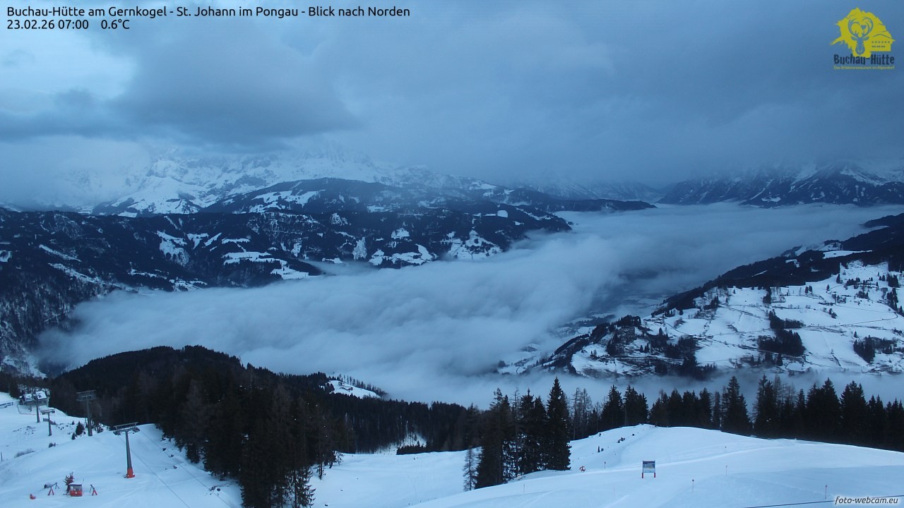 Archiv Foto Webcam Buchau-Hütte am Gernkogel - St. Johann