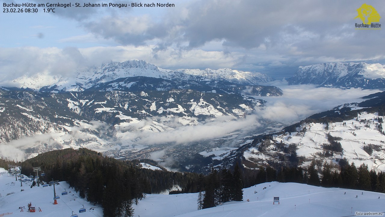 Archiv Foto Webcam Buchau-Hütte am Gernkogel - St. Johann
