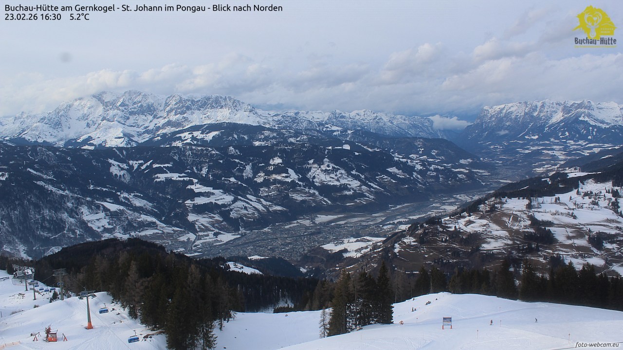 Archiv Foto Webcam Buchau-Hütte am Gernkogel - St. Johann