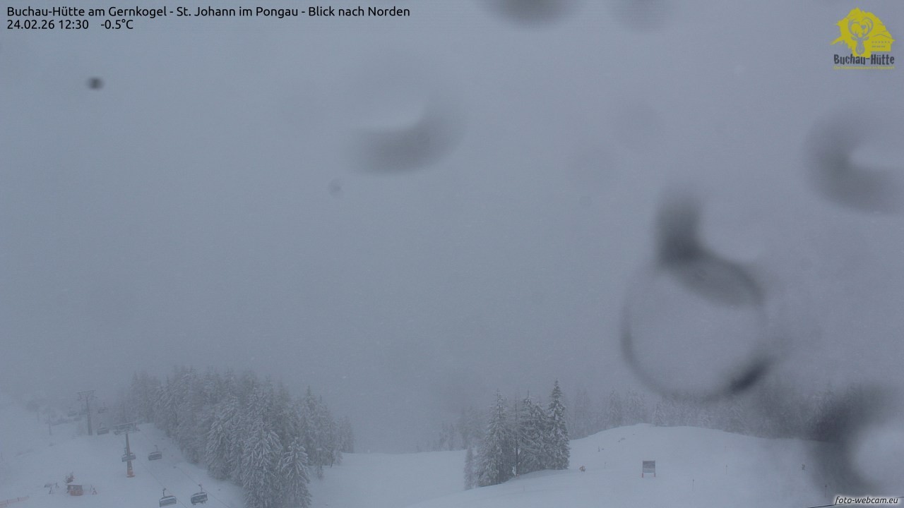 Archived image Webcam Gernkogel - View to the North