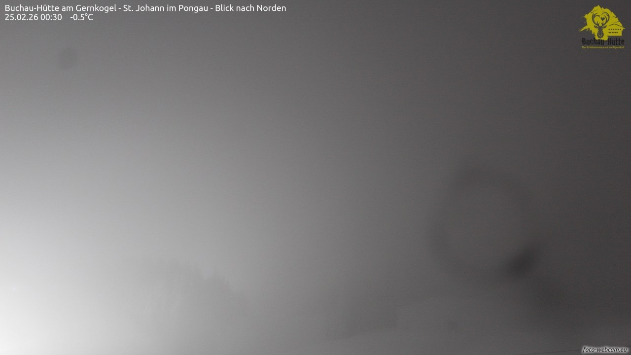 Archiv Foto Webcam Buchau-Hütte am Gernkogel - St. Johann