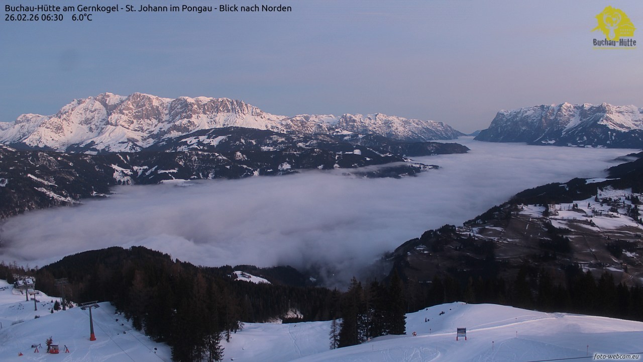 Archiv Foto Webcam Buchau-Hütte am Gernkogel - St. Johann