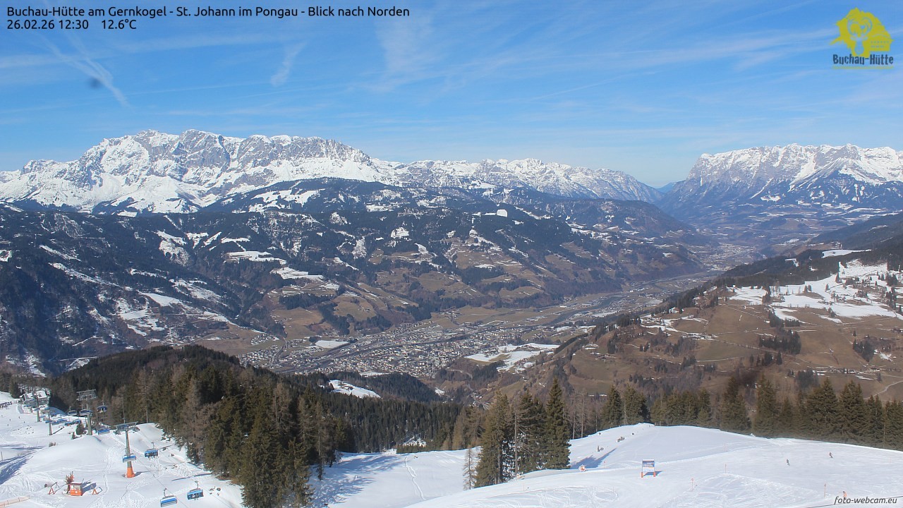 Archiv Foto Webcam Buchau-Hütte am Gernkogel - St. Johann