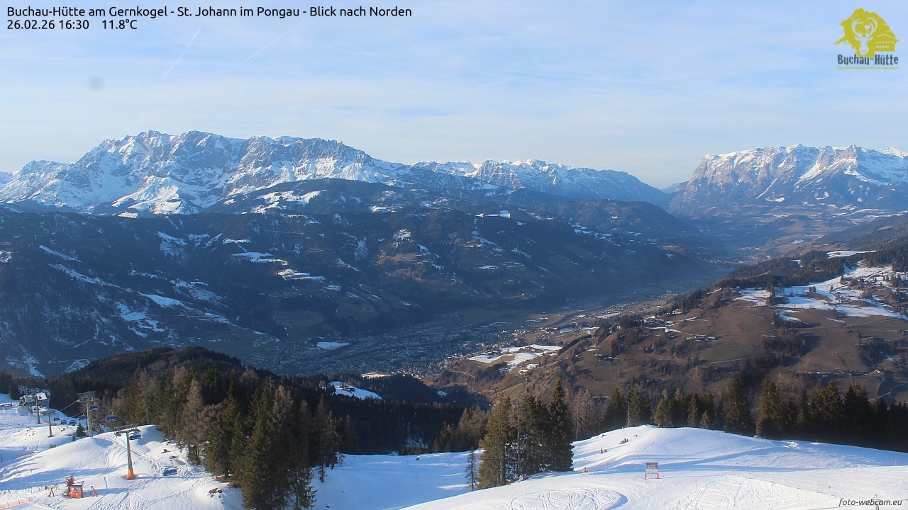 Archiv Foto Webcam Buchau-Hütte am Gernkogel - St. Johann