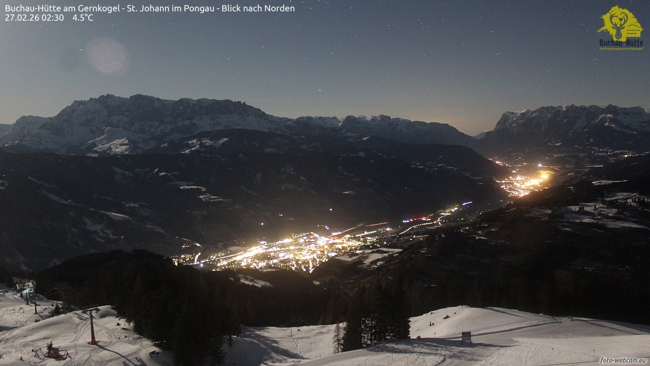 Archived image Webcam Gernkogel - View to the North