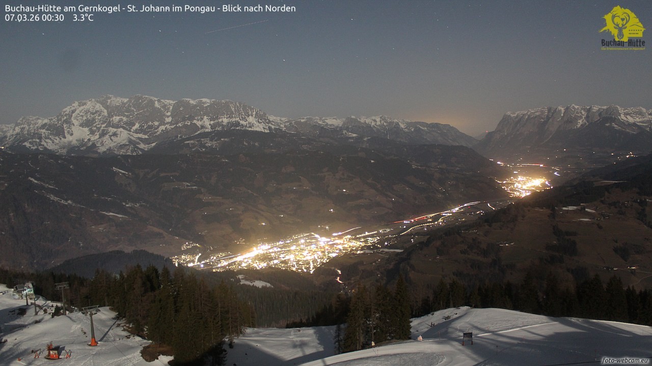 Archiv Foto Webcam Buchau-Hütte am Gernkogel - St. Johann
