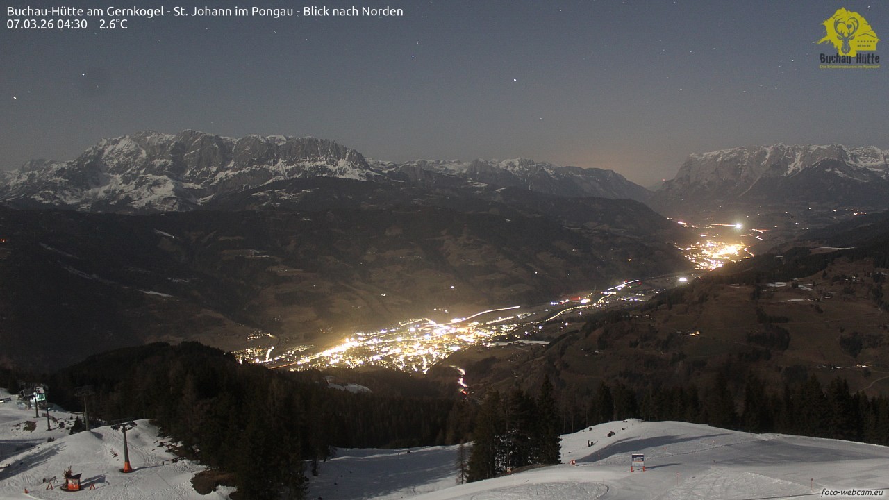 Archiv Foto Webcam Buchau-Hütte am Gernkogel - St. Johann