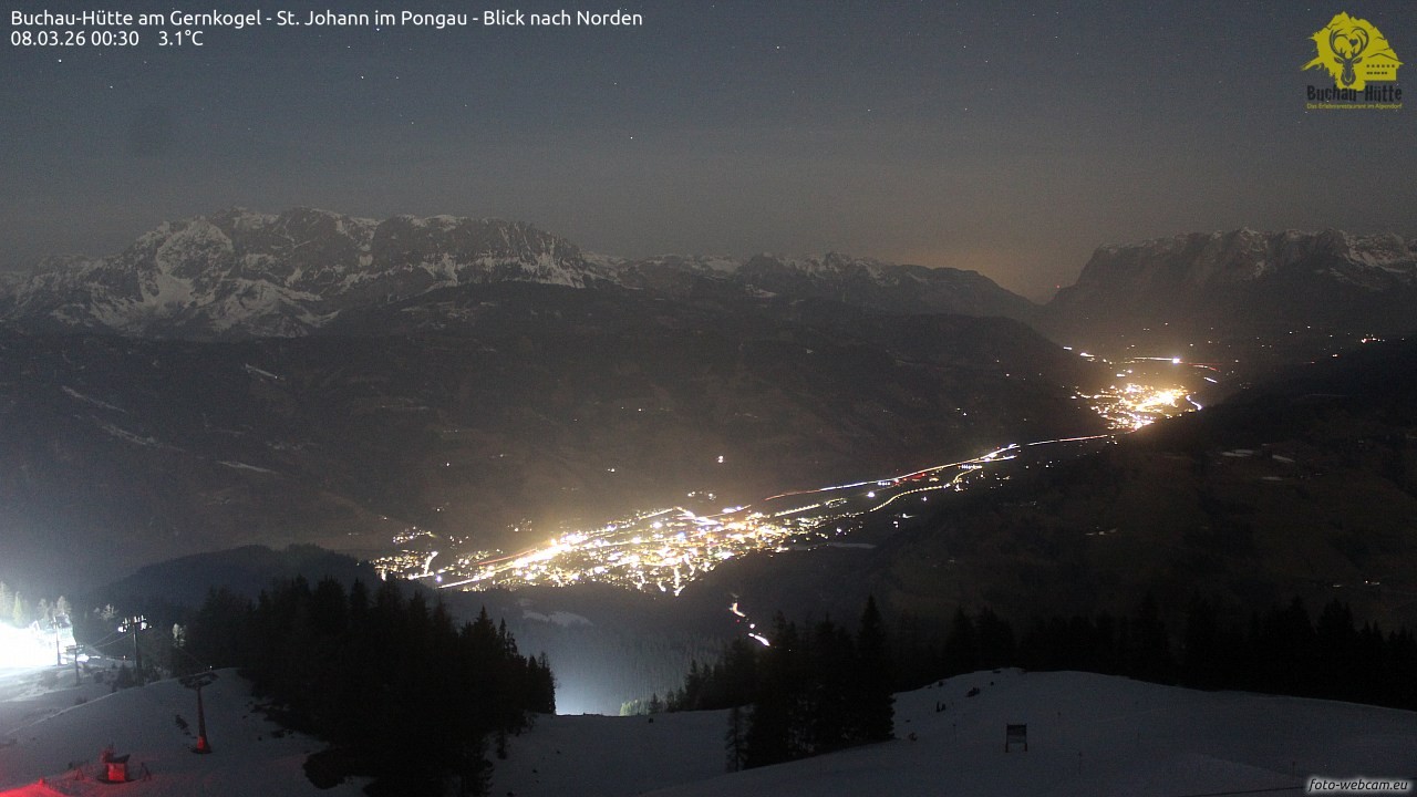 Archived image Webcam Gernkogel - View to the North