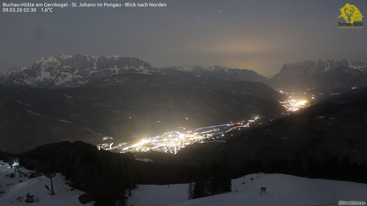 Archiv Foto Webcam Buchau-Hütte am Gernkogel - St. Johann