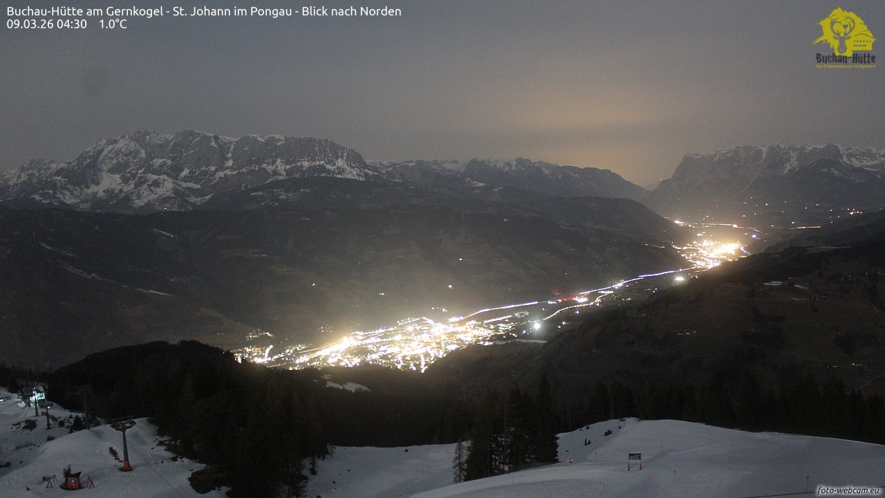 Archiv Foto Webcam Buchau-Hütte am Gernkogel - St. Johann