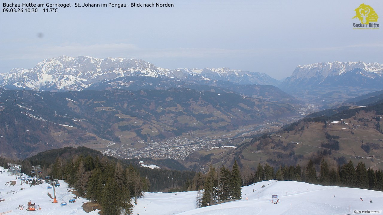Archiv Foto Webcam Buchau-Hütte am Gernkogel - St. Johann