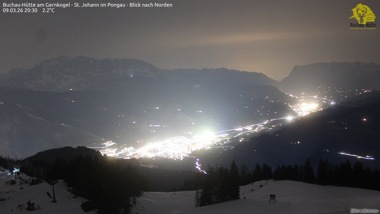 Archived image Webcam Gernkogel - View to the North