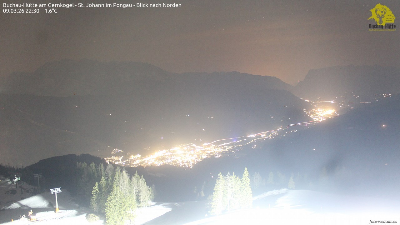 Archiv Foto Webcam Buchau-Hütte am Gernkogel - St. Johann