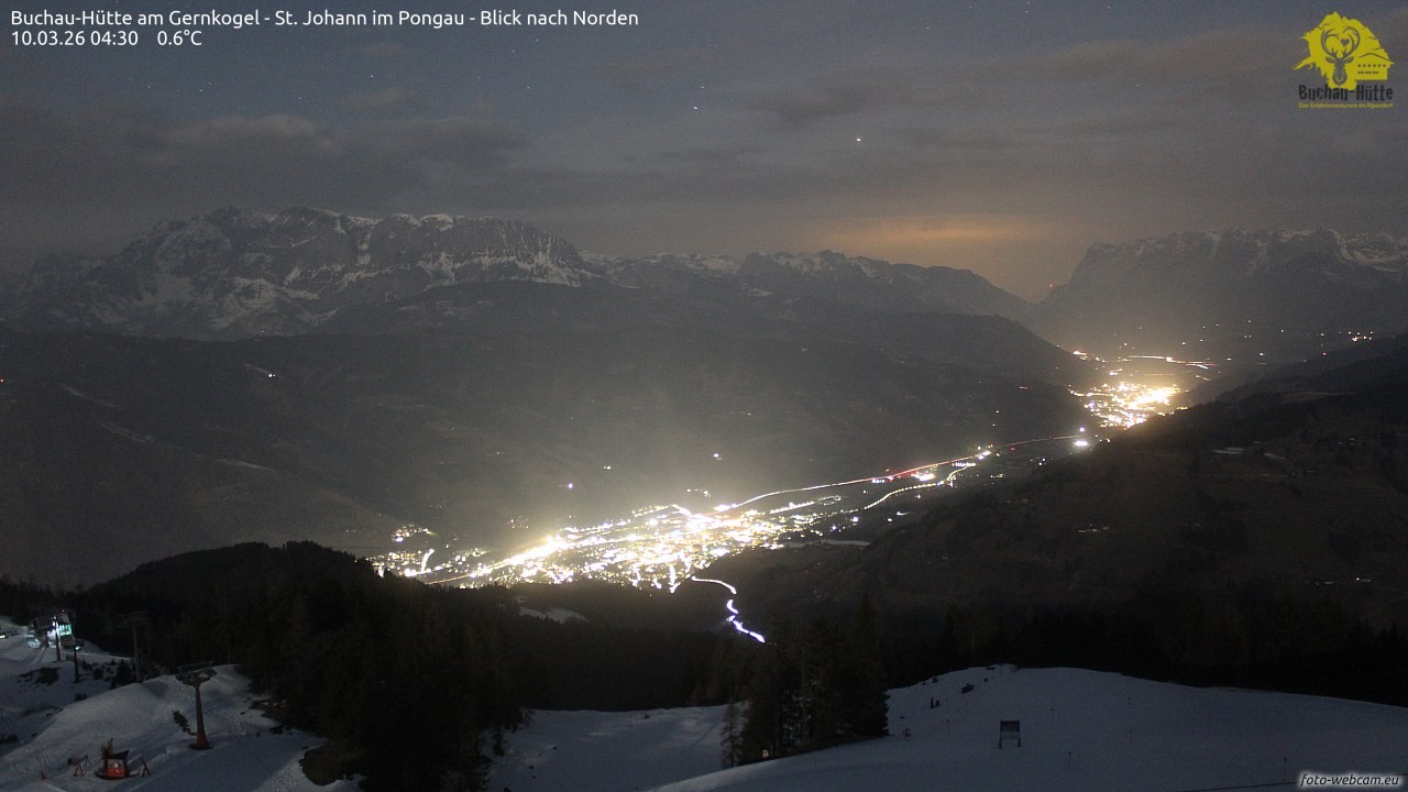 Archiv Foto Webcam Buchau-Hütte am Gernkogel - St. Johann