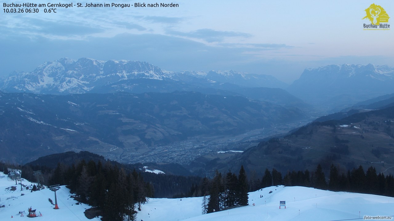 Archiv Foto Webcam Buchau-Hütte am Gernkogel - St. Johann