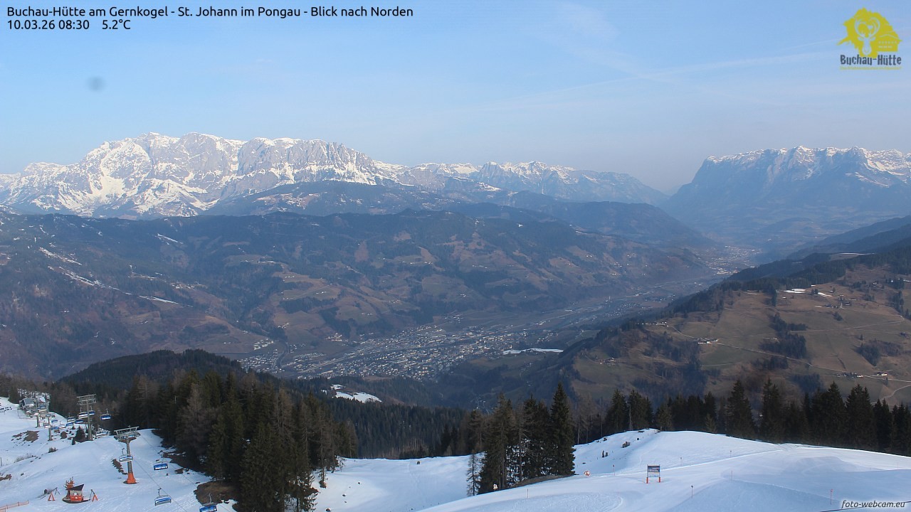 Archiv Foto Webcam Buchau-Hütte am Gernkogel - St. Johann
