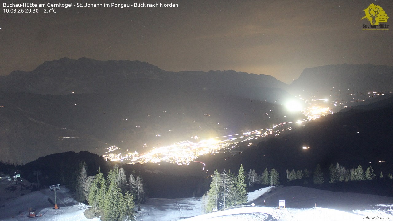 Archiv Foto Webcam Buchau-Hütte am Gernkogel - St. Johann