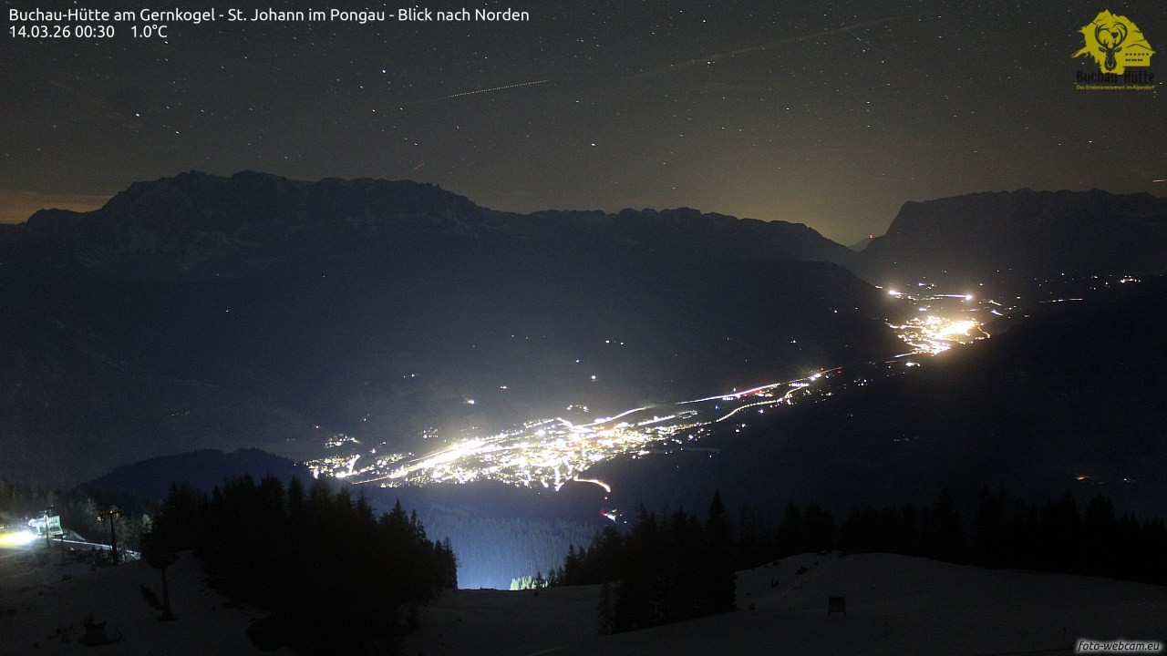 Archiv Foto Webcam Buchau-Hütte am Gernkogel - St. Johann