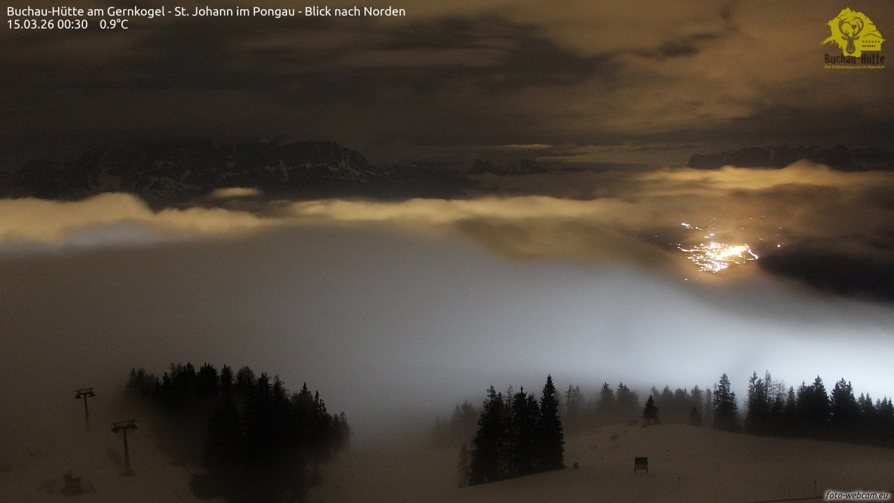 Archiv Foto Webcam Buchau-Hütte am Gernkogel - St. Johann