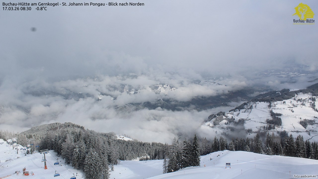 Archived image Webcam Gernkogel - View to the North