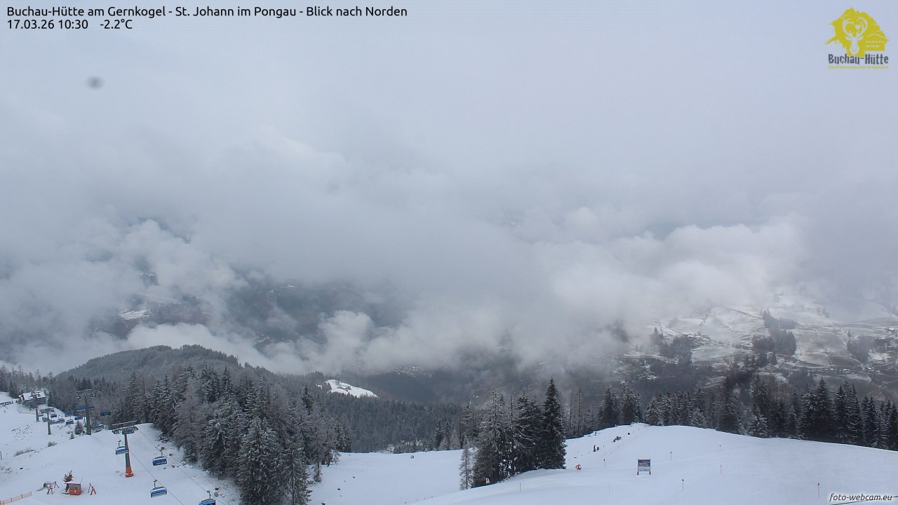 Archived image Webcam Gernkogel - View to the North