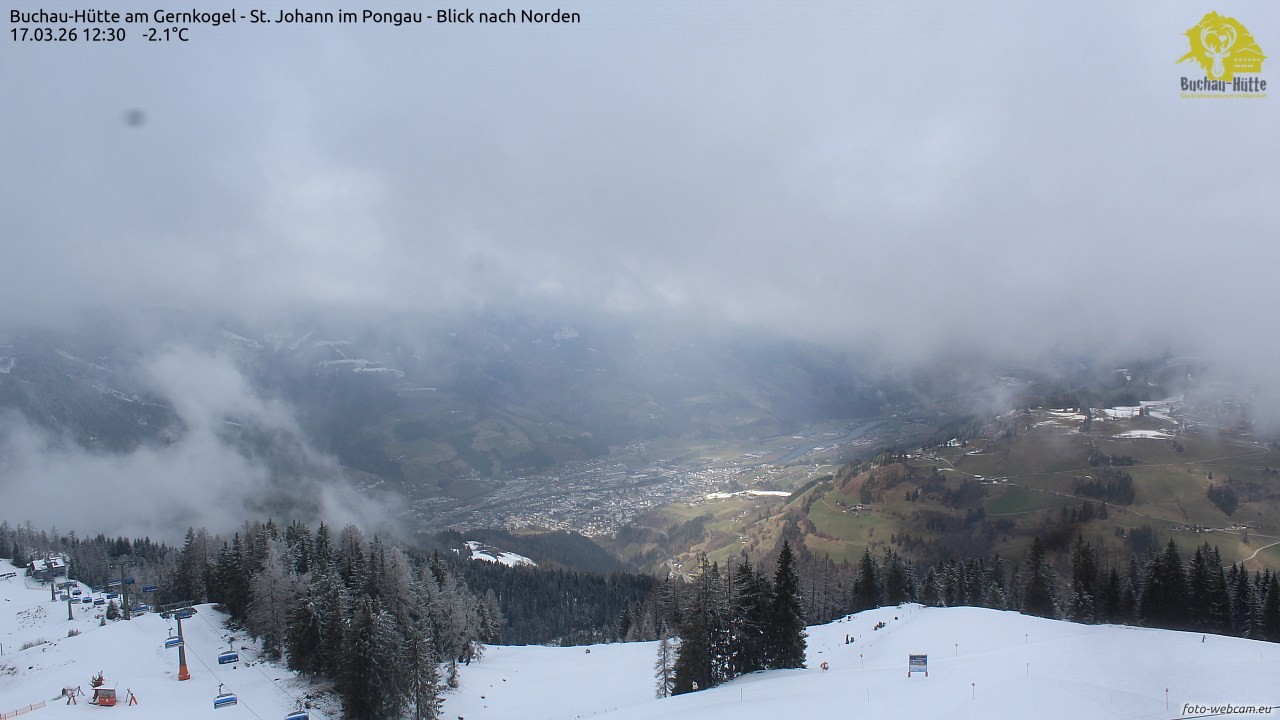 Archived image Webcam Gernkogel - View to the North