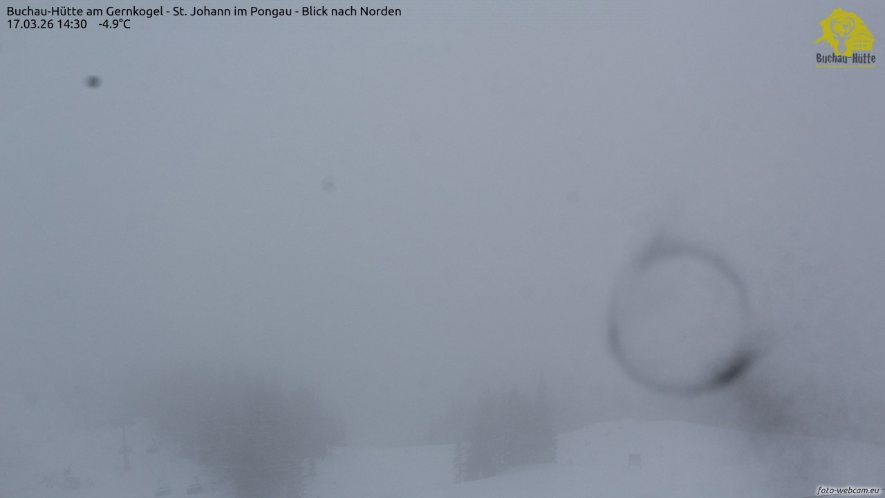 Archiv Foto Webcam Buchau-Hütte am Gernkogel - St. Johann