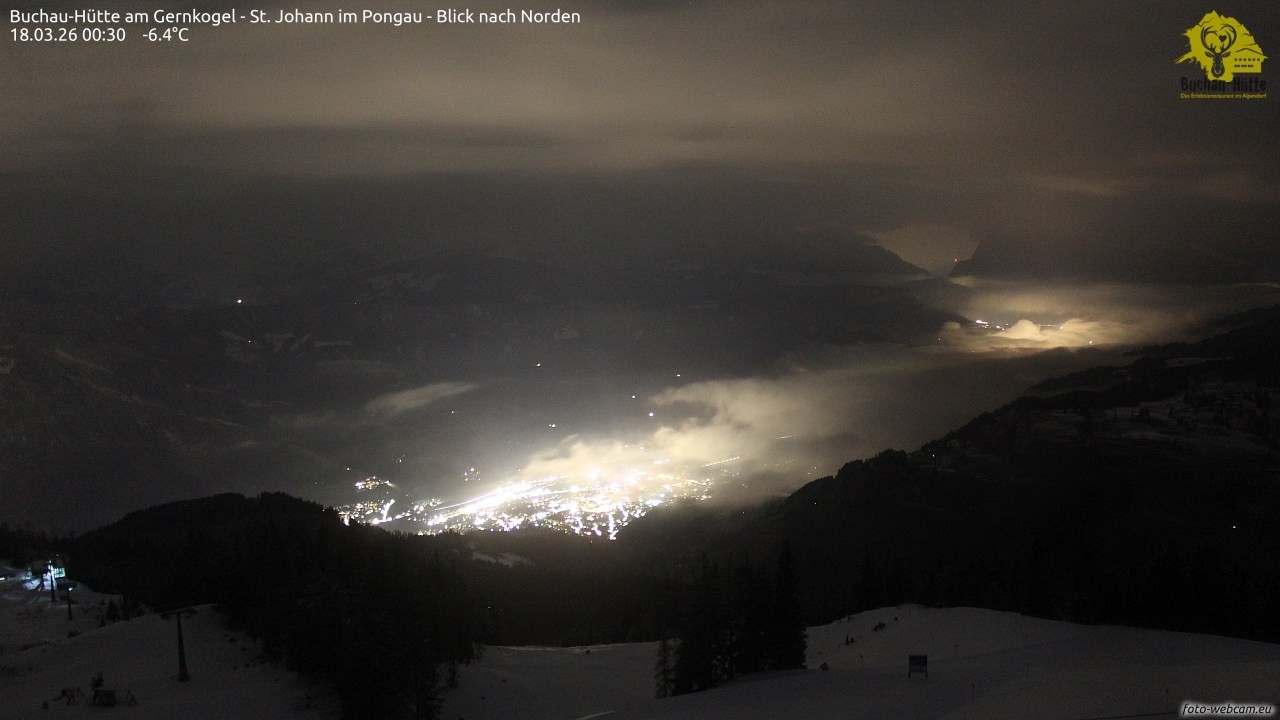 Archiv Foto Webcam Buchau-Hütte am Gernkogel - St. Johann