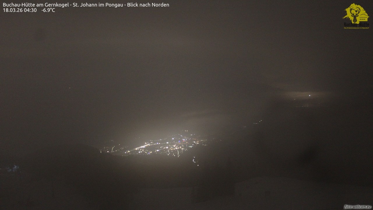 Archiv Foto Webcam Buchau-Hütte am Gernkogel - St. Johann