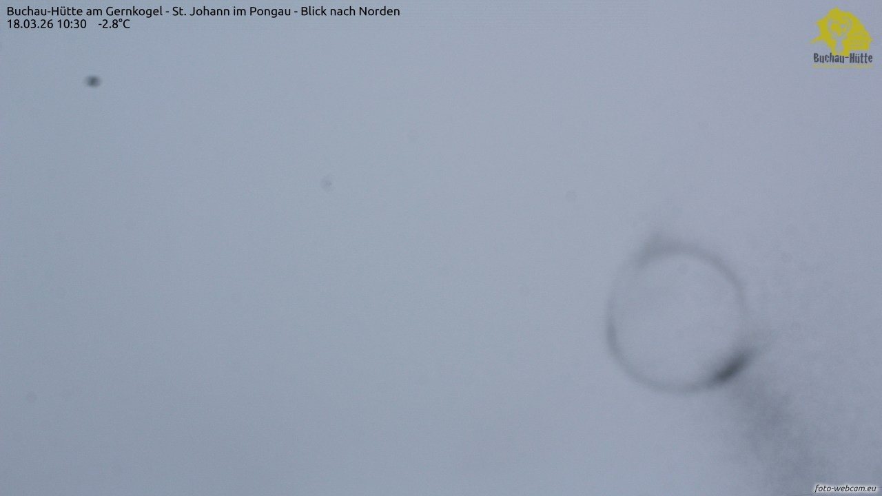 Archiv Foto Webcam Buchau-Hütte am Gernkogel - St. Johann