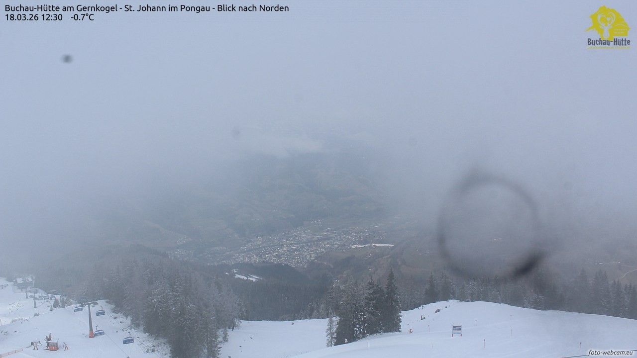 Archiv Foto Webcam Buchau-Hütte am Gernkogel - St. Johann