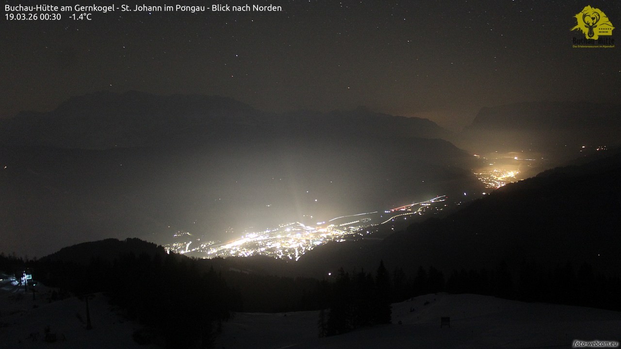 Archiv Foto Webcam Buchau-Hütte am Gernkogel - St. Johann