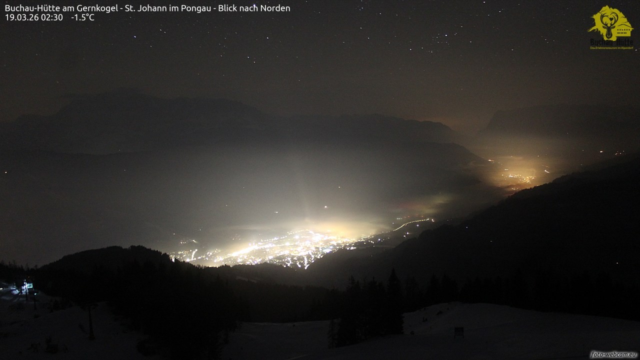 Archiv Foto Webcam Buchau-Hütte am Gernkogel - St. Johann