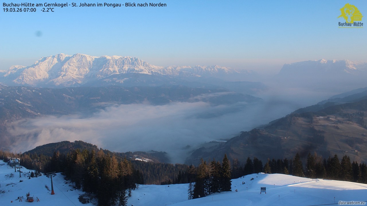Archiv Foto Webcam Buchau-Hütte am Gernkogel - St. Johann