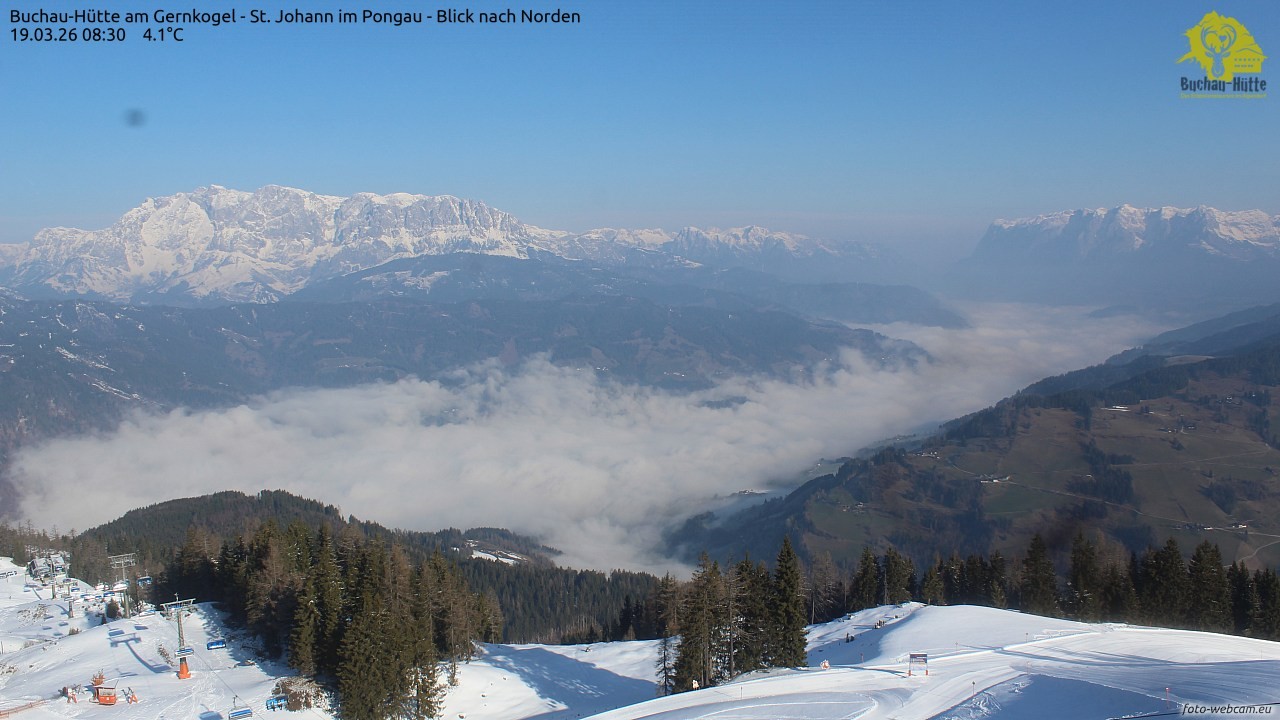 Archiv Foto Webcam Buchau-Hütte am Gernkogel - St. Johann