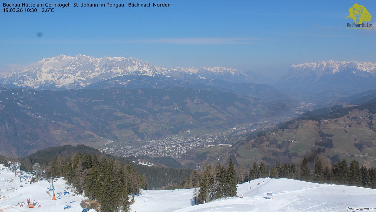 Archiv Foto Webcam Buchau-Hütte am Gernkogel - St. Johann